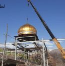 ساخت گنبد یادمان شهدای طالقان